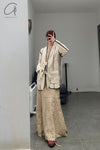 MUTEDANCE striped flower dye jacket MD22FW53 PM53